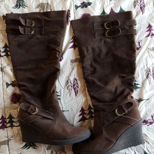 Wide calf boots